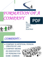 Formation of a Company Documents