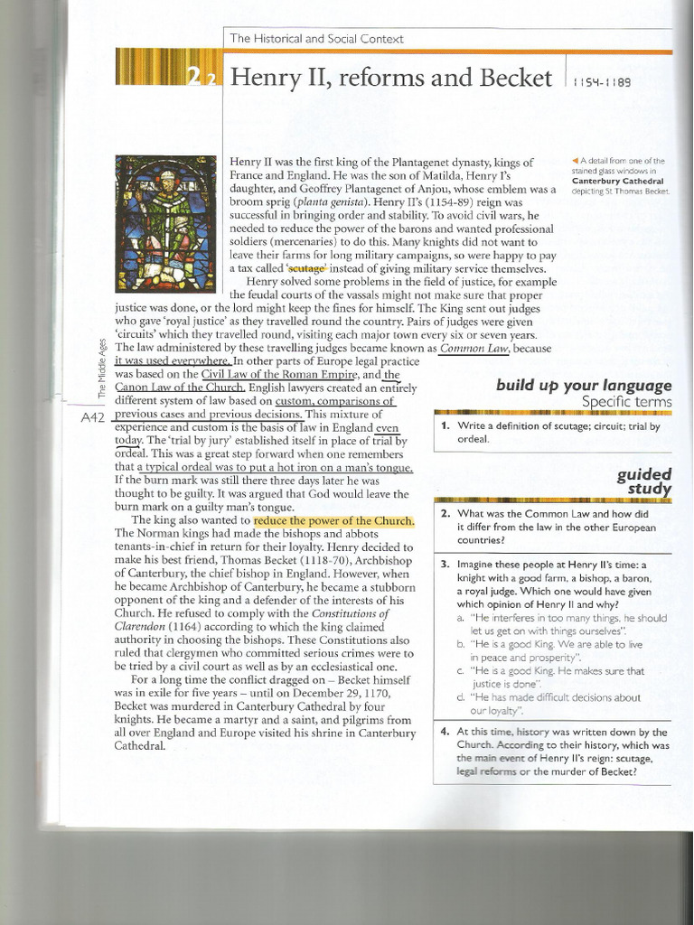 Henry II and The Common Law | PDF