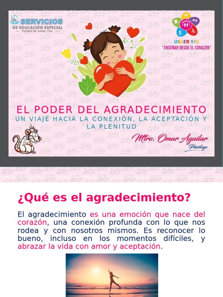 El Poder Del Agradecimiento Eee | PDF | Amor | Gratitud