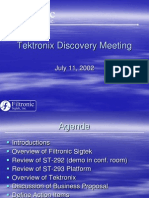 Tektronix Discovery Meeting