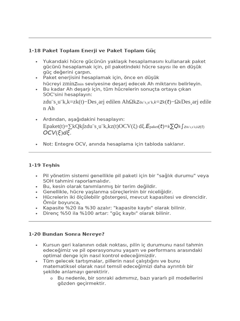 Energy Battery | PDF