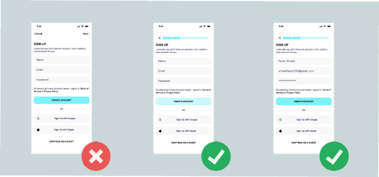 Account Creation Form Overview | PDF