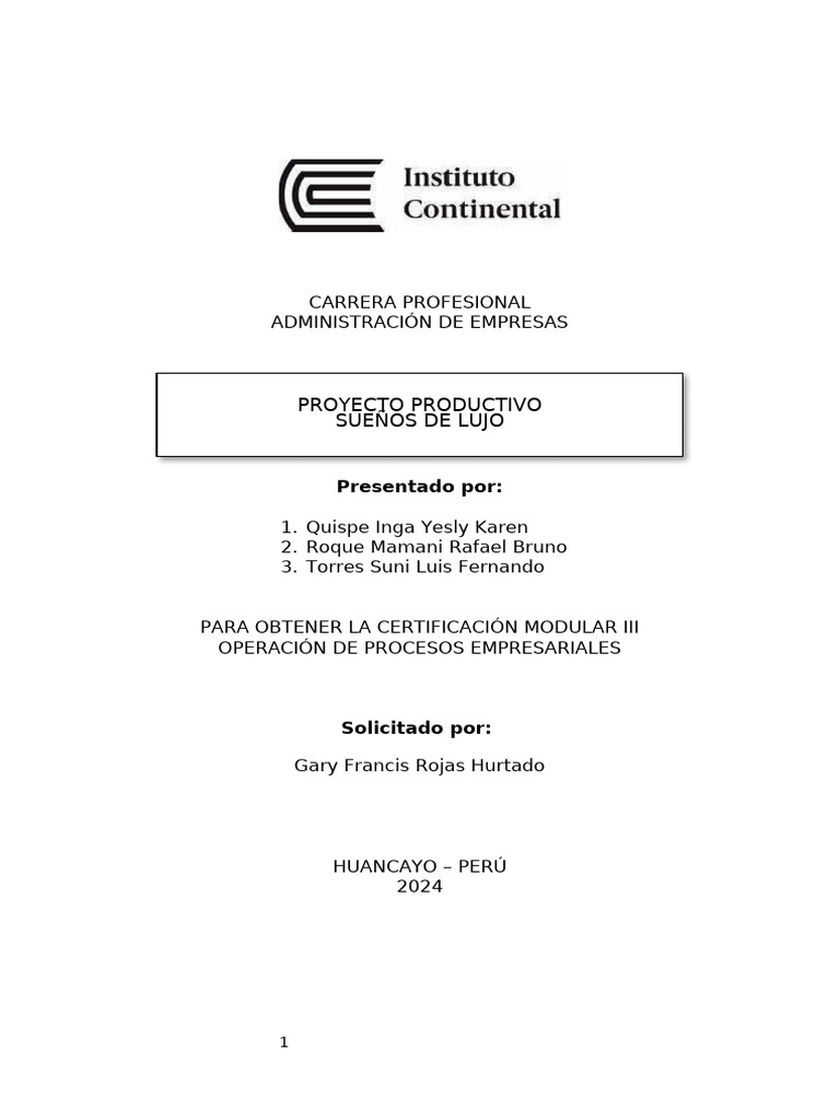 Esquema de Proyecto | PDF | Calidad (comercial) | Marketing
