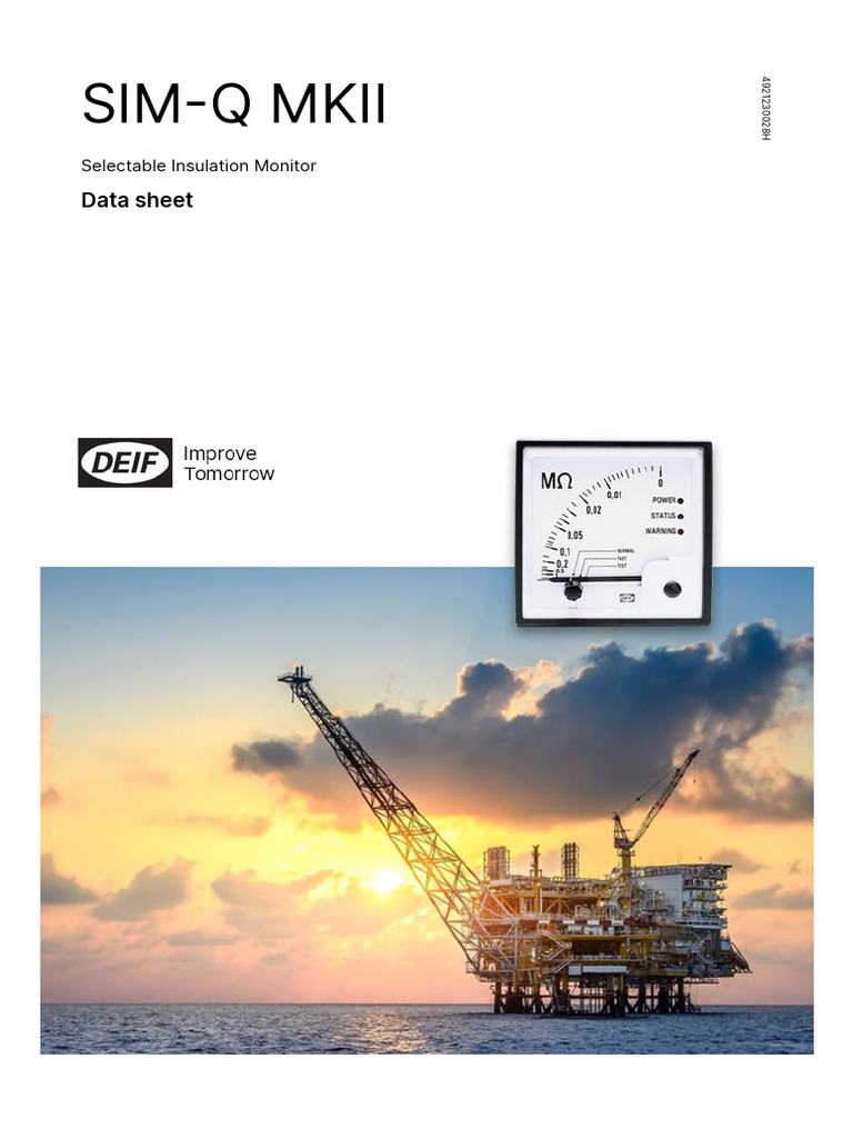 Sim Q Mkii Data Sheet 4921230028 Uk - Rev H | PDF | Alternating Current ...
