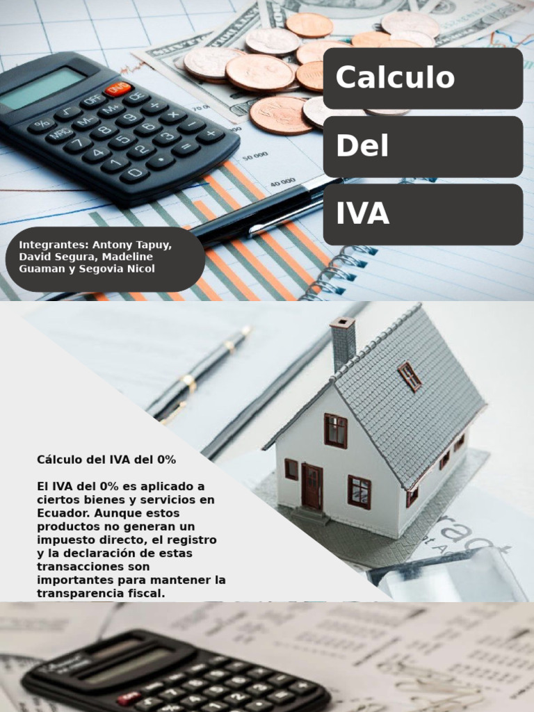 Cálculo y Declaración del IVA 0% en Ecuador | PDF | Impuesto al valor ...