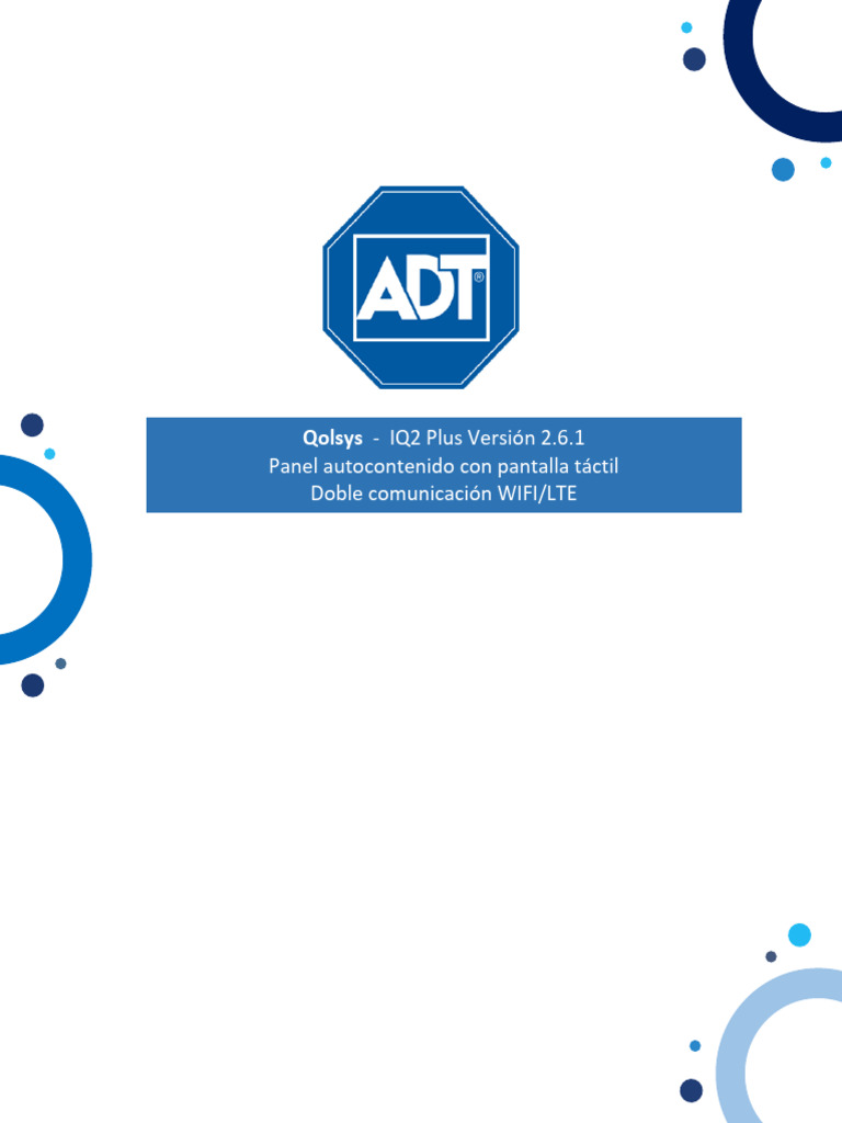 Instalación Panel Qolsys IQ2 Plus | PDF | Bluetooth | Aplicación movil