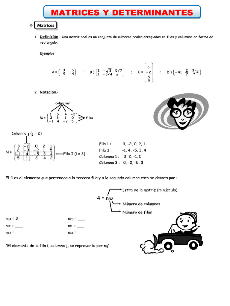 Matrices - 3ro | PDF