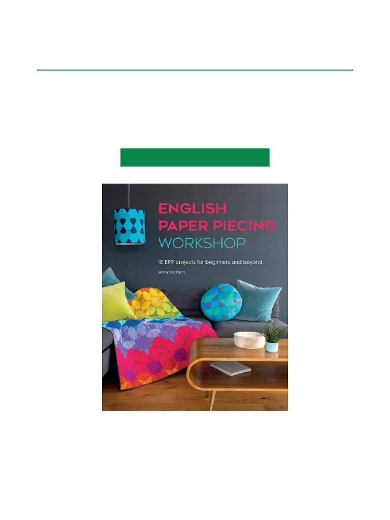 English Paper Piecing Workshop Guide | PDF