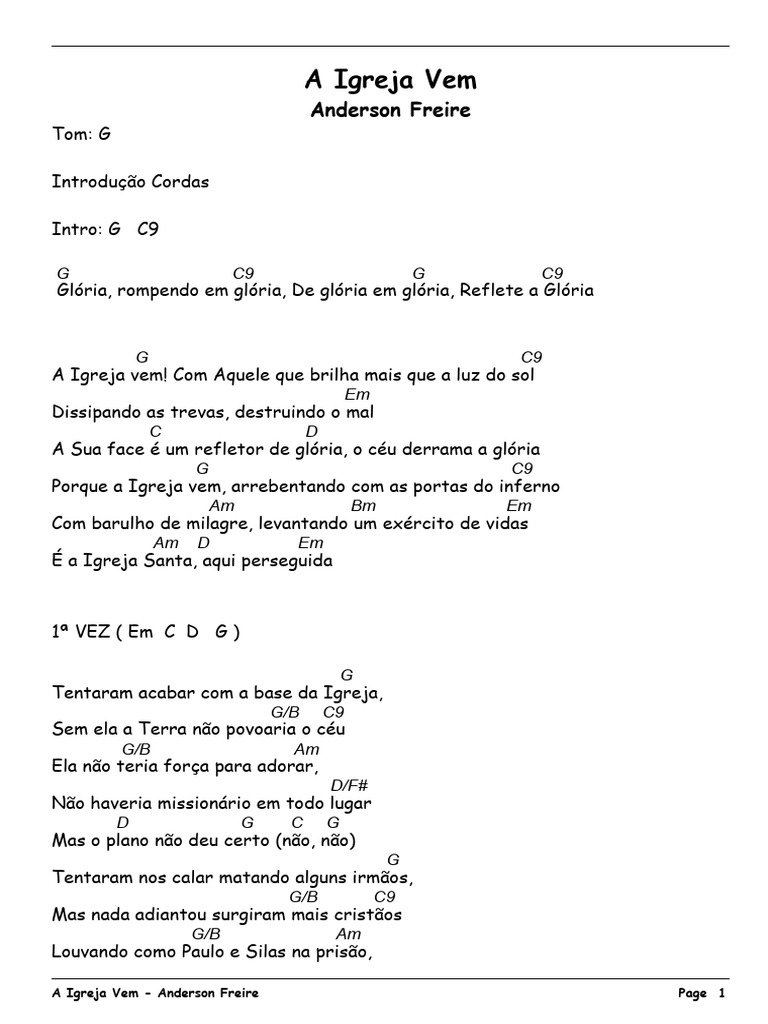 A Igreja Vem - Anderson Freire | PDF