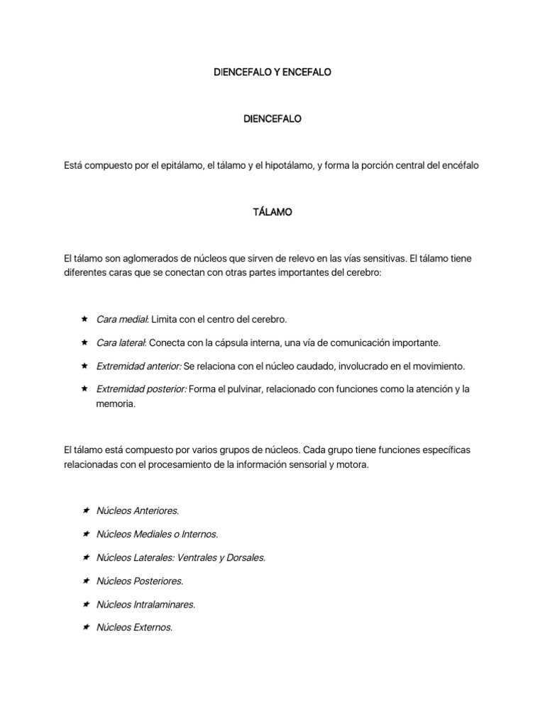 Guía Quizz - Anatomía - Daniel Espinoza | PDF | Escuchando | Hipotálamo