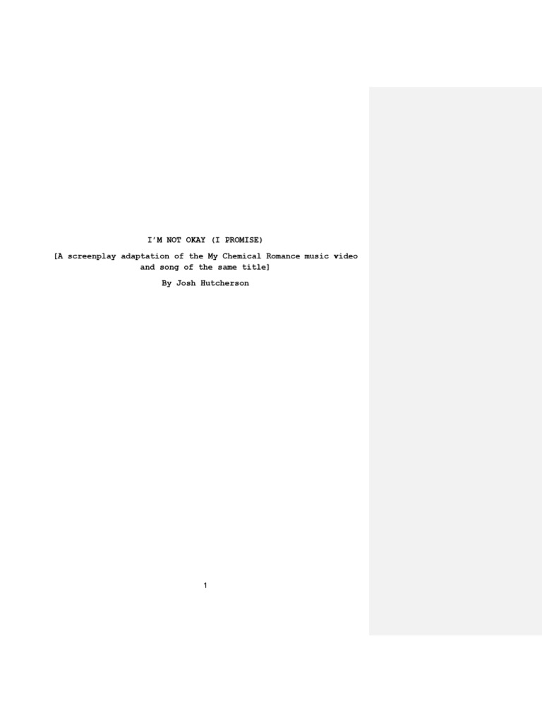 Im Not Okay (I Promise) | PDF