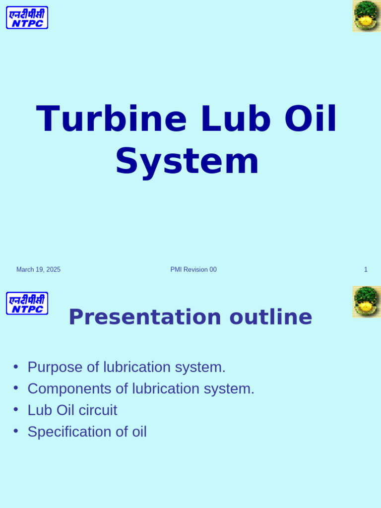 Lub oil System | PDF | Pump | Mechanical Engineering