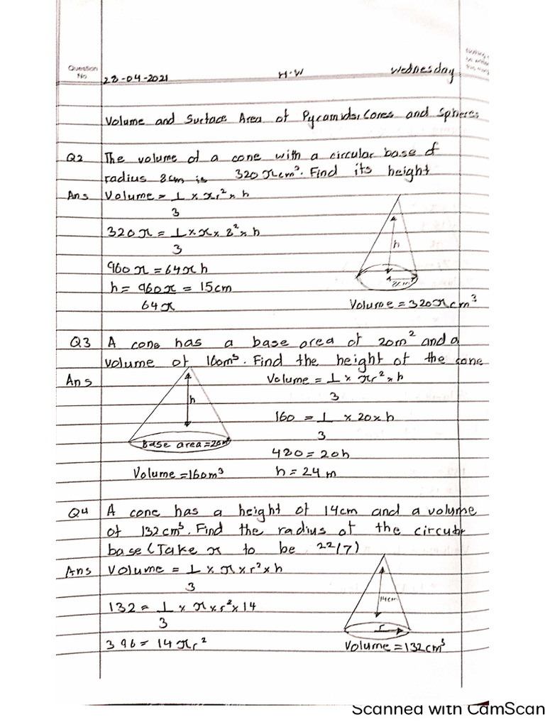 Volume And Surface Area Pdf