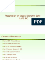 Presentation On Special Economic Zone - Il&Fs Idc