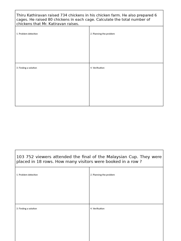 Chicken Farm and Math Problem Solutions | PDF