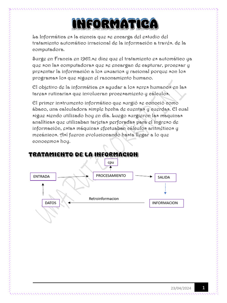 Historia y evolución de la informática | PDF