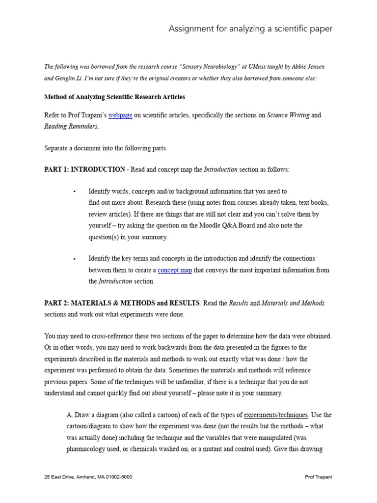 Analyzing Scientific Research Papers | PDF | Experiment | Hypothesis