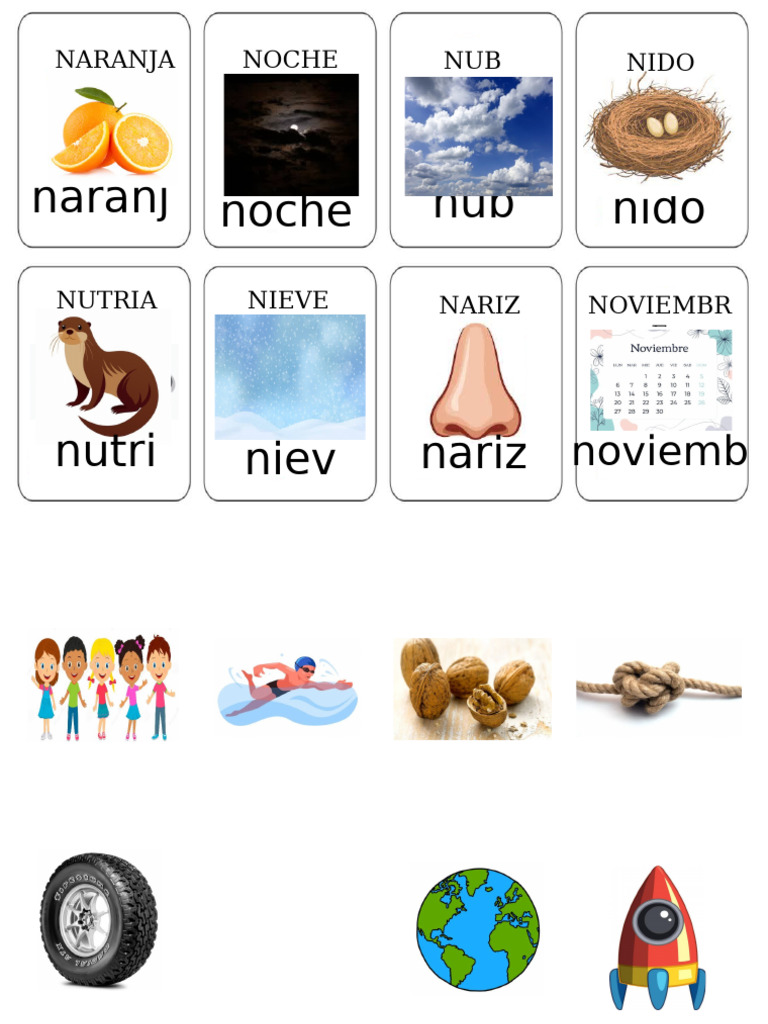 Fichas de Letras S- t | PDF