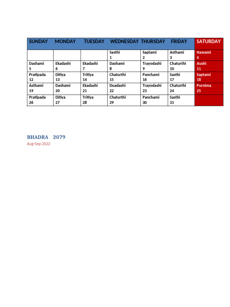 Calender | PDF