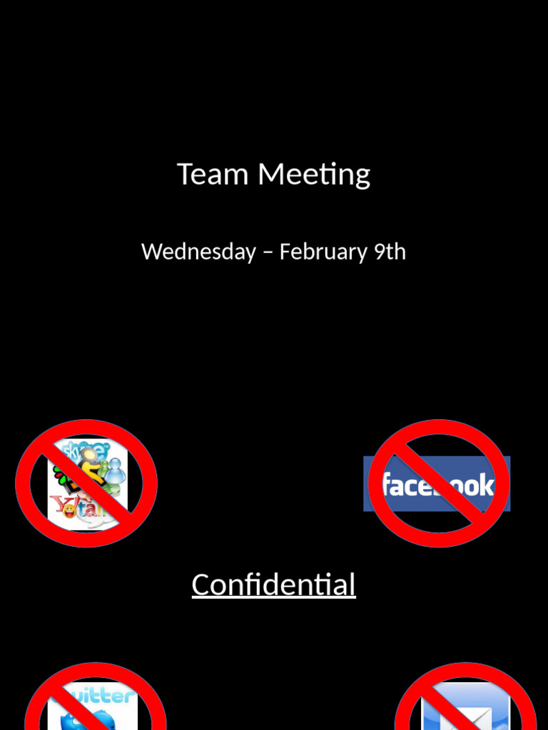 Call of Duty Team Meeting Overview | PDF