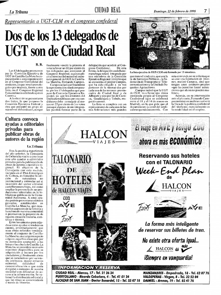 Tribuna de Ciudad Real La N.º 2.652 22 2 1998 7 | PDF | Abogacía ...