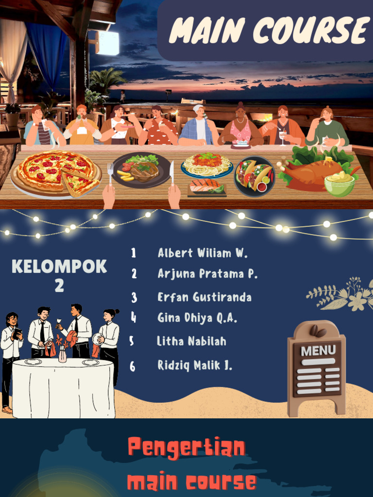 Karakteristik dan Jenis Main Course | PDF