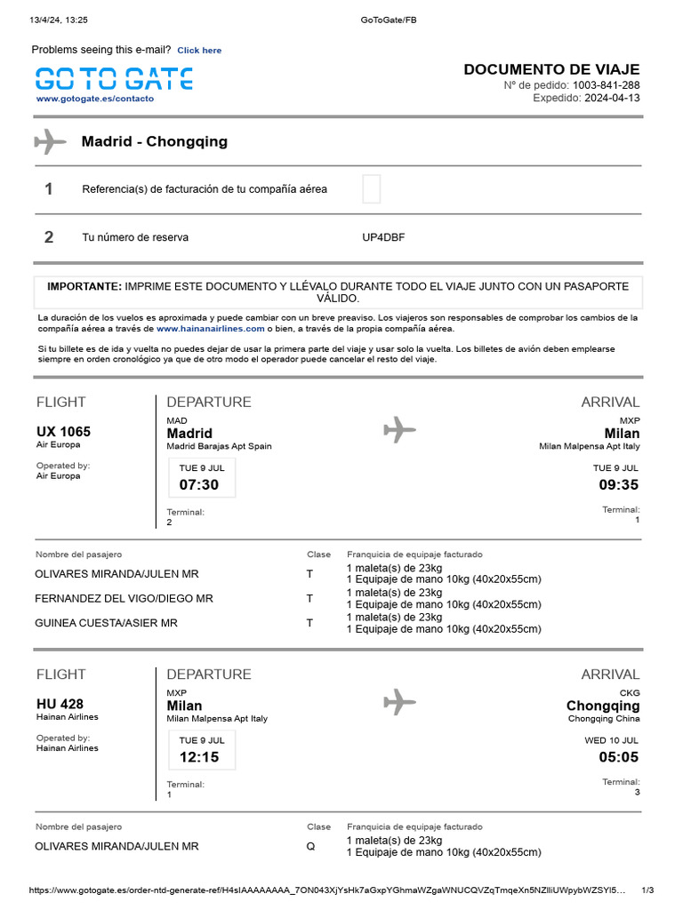 GoToGate FB | PDF | aerolíneas | Aviación
