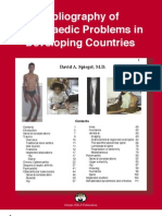 Bibliography of Orthopaedic Problems in Developing Countries