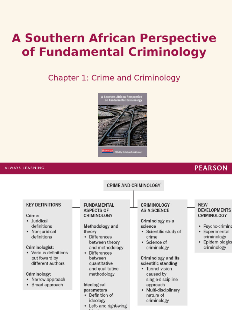 Southern African Criminology Overview | PDF | Criminology | Crimes
