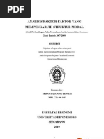 Download Analisis Faktor-faktor Yang Mempengaruhi Struktur Modal by kebacoet SN84120788 doc pdf