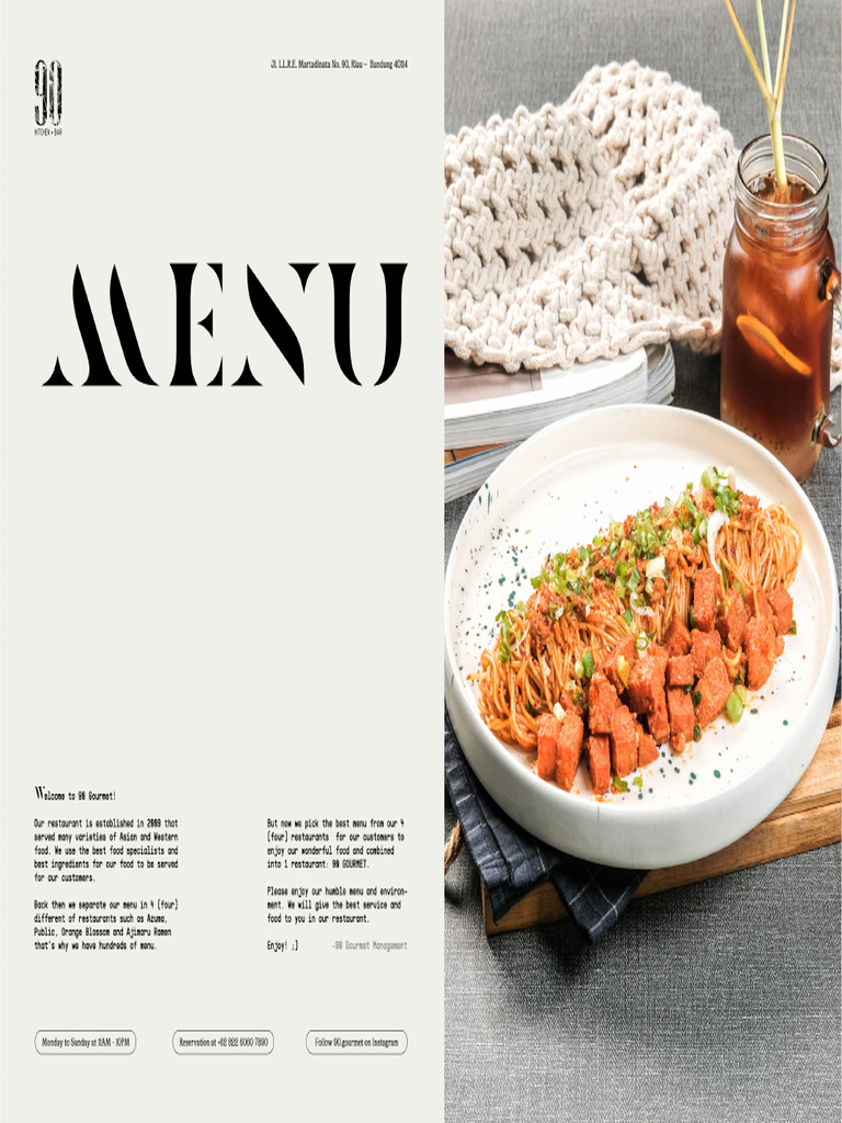 90 Gourmet Menu Highlights | PDF