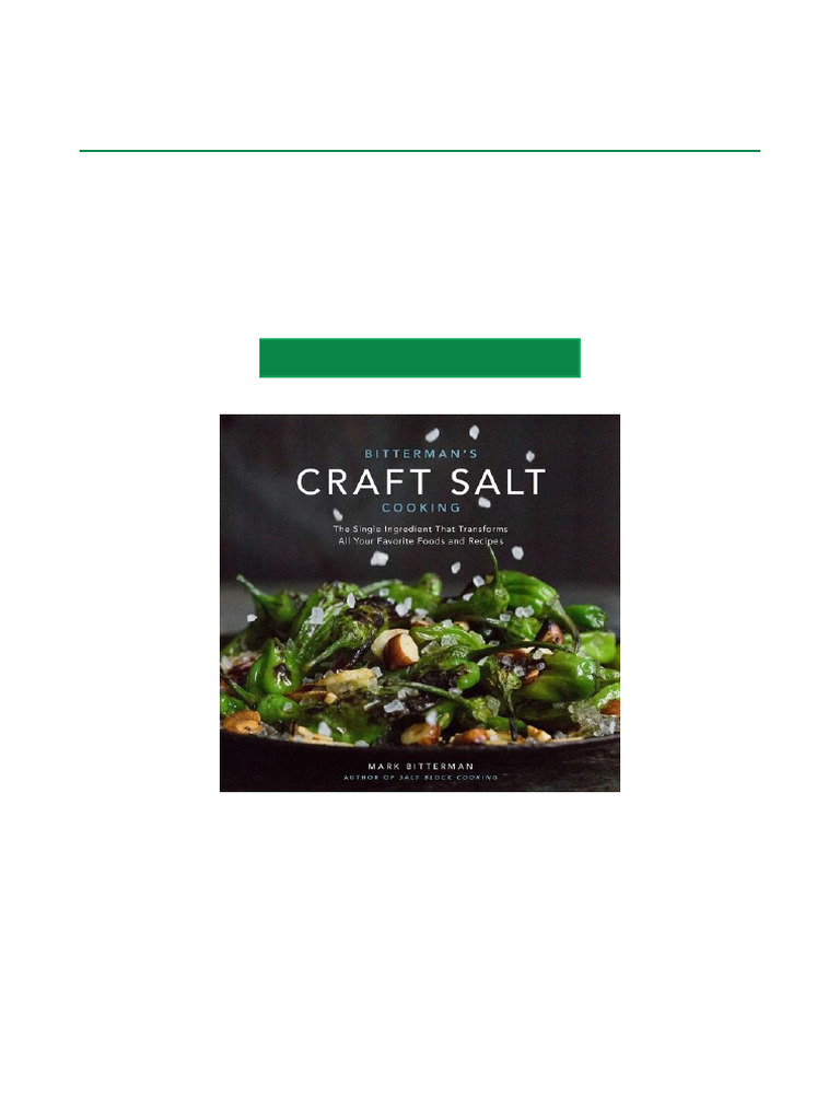 Trending Topic Bitterman's Craft Salt Cooking The Single Ingredient ...