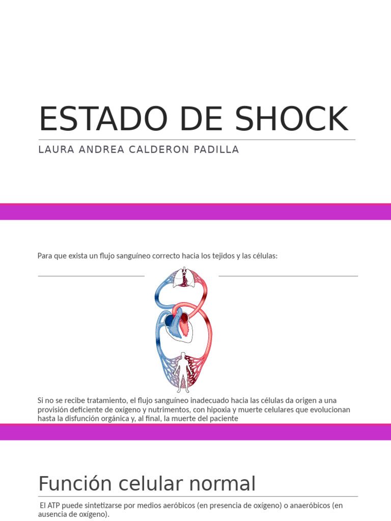 Estado de Shock: Tipos y Tratamiento | PDF | Coagulación | Choque ...