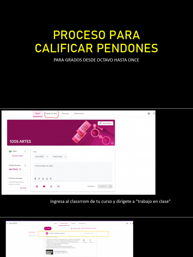 Proceso para Calificar Pendones | PDF