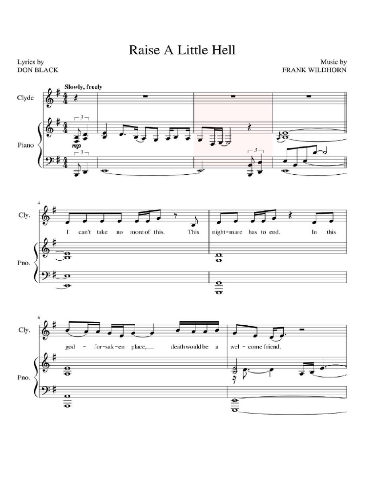 Raise A Little Hell | PDF