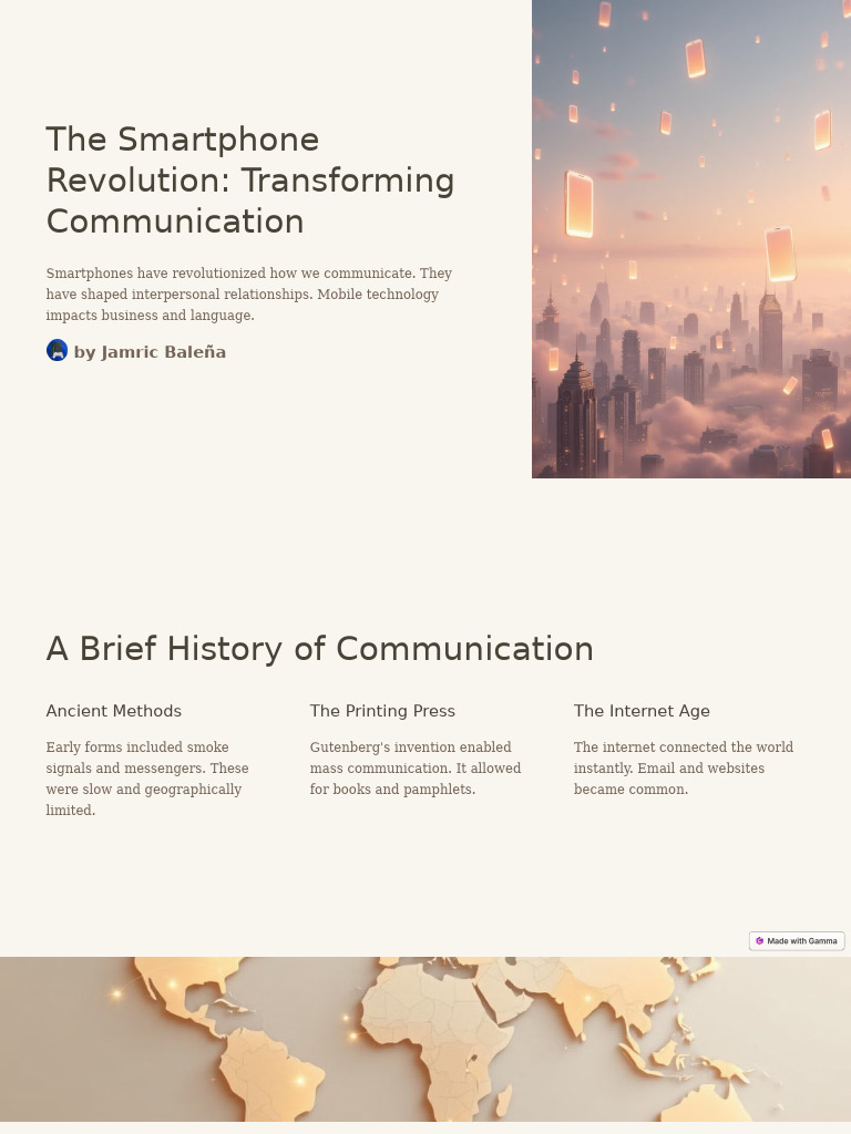 Smartphone Impact on Communication | PDF | Communication | Smartphone