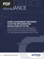 MDR Code Assignment Guidance | PDF | Sterilization (Microbiology ...