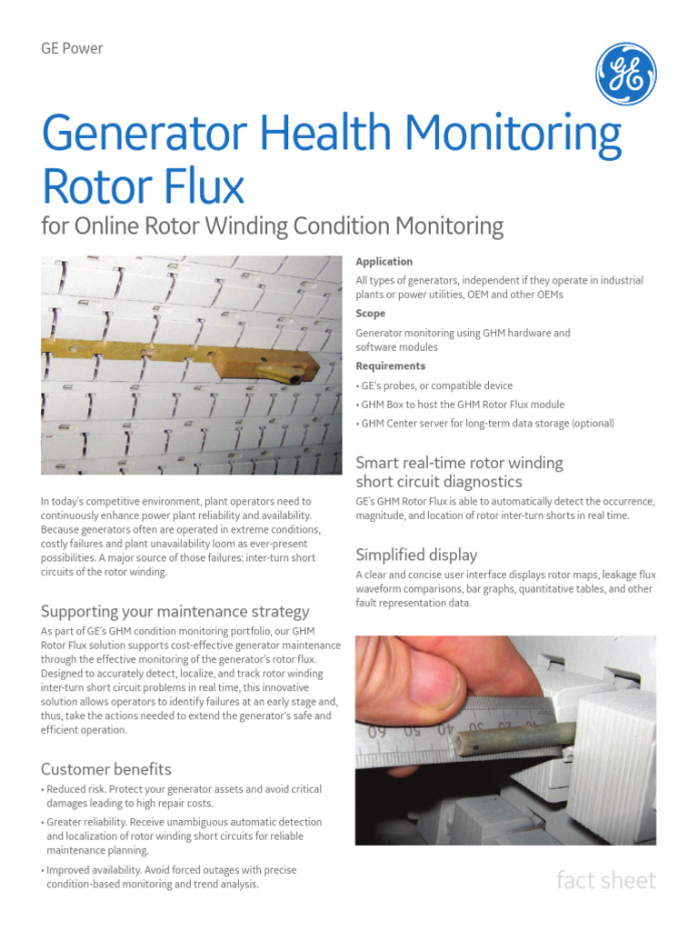 Real-Time Rotor Winding Monitoring Solution | PDF | Reliability ...