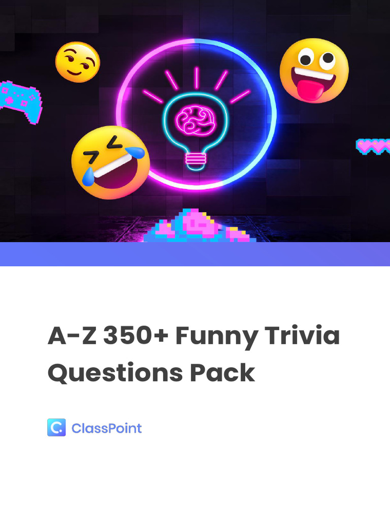 350+ Funny Trivia Questions Pack | PDF | Idea | Jokes