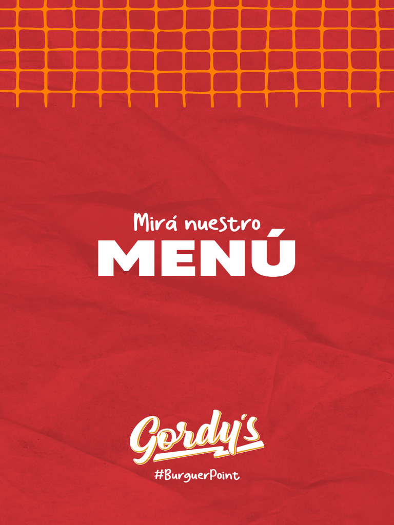 MENÚ GORDYS | PDF | Hamburguesas | Cocinando