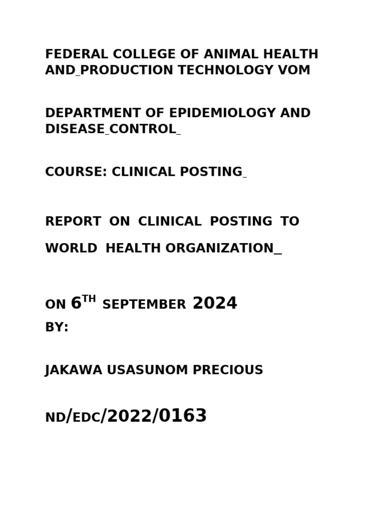 Clinical Posting Precious | PDF | Preventive Healthcare | Physical Therapy