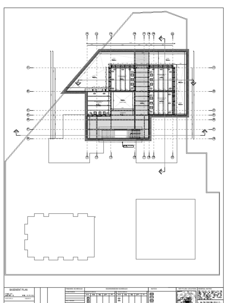 Basement Plan and Section Details | PDF