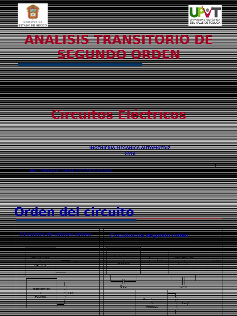 Análisis Transitorio Circuitos RLC | PDF | Red eléctrica | Inductor