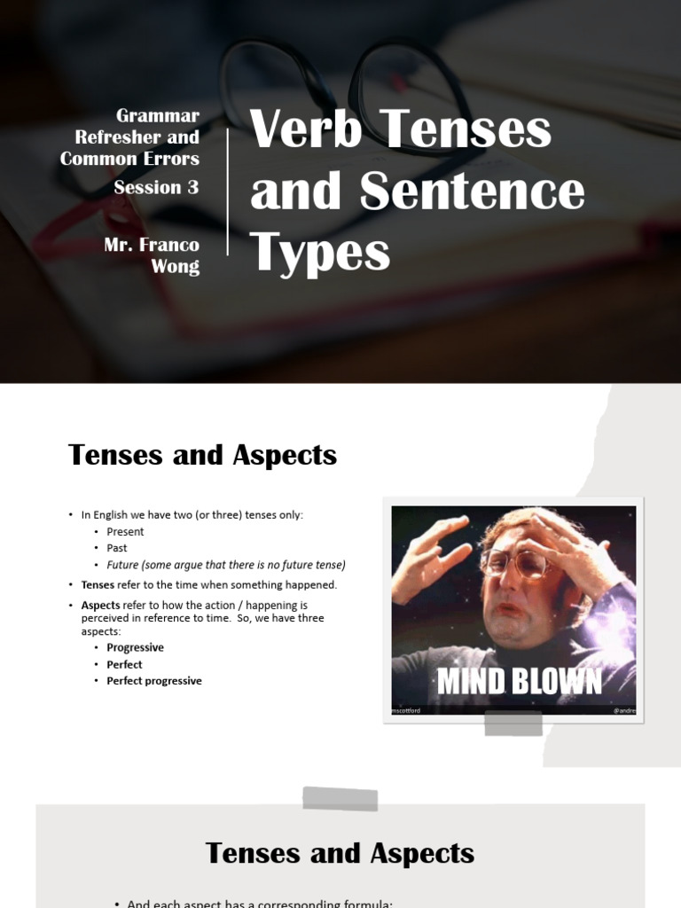 English Verb Tenses Overview | PDF | Clause | Perfect (Grammar)