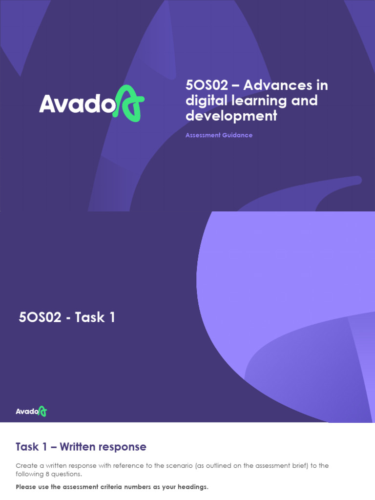 5OS02 Digital Learning Assessment Guide | PDF | Educational Technology ...