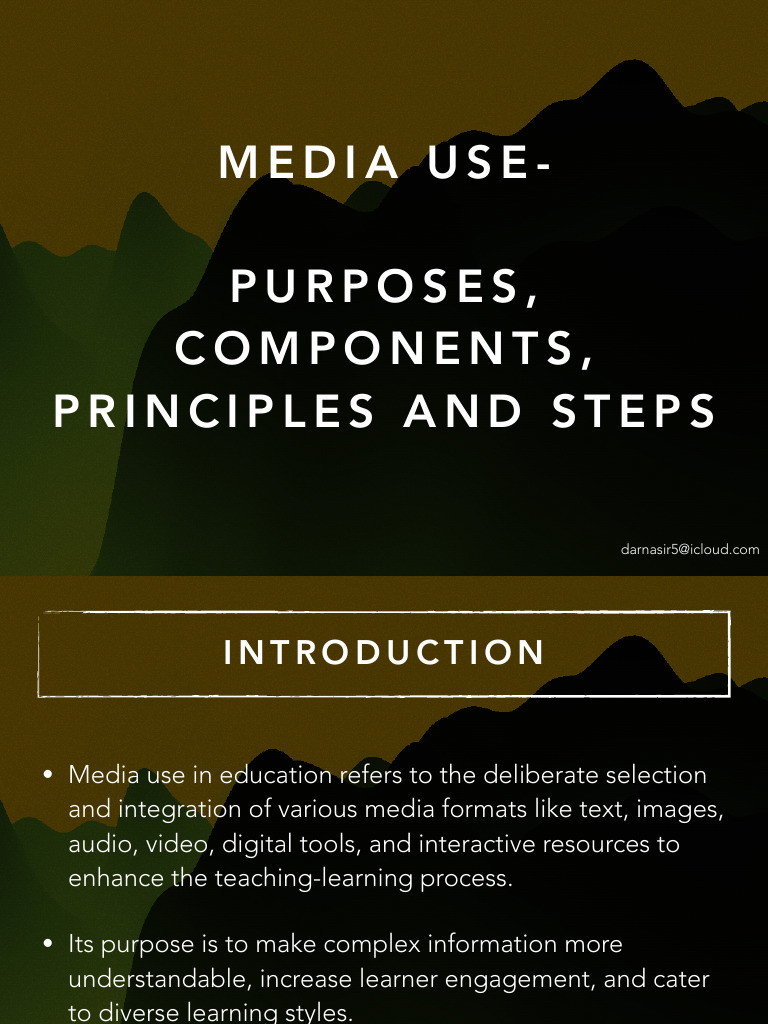 Media Use in Nursing Education Principles | PDF | Simulation | Learning