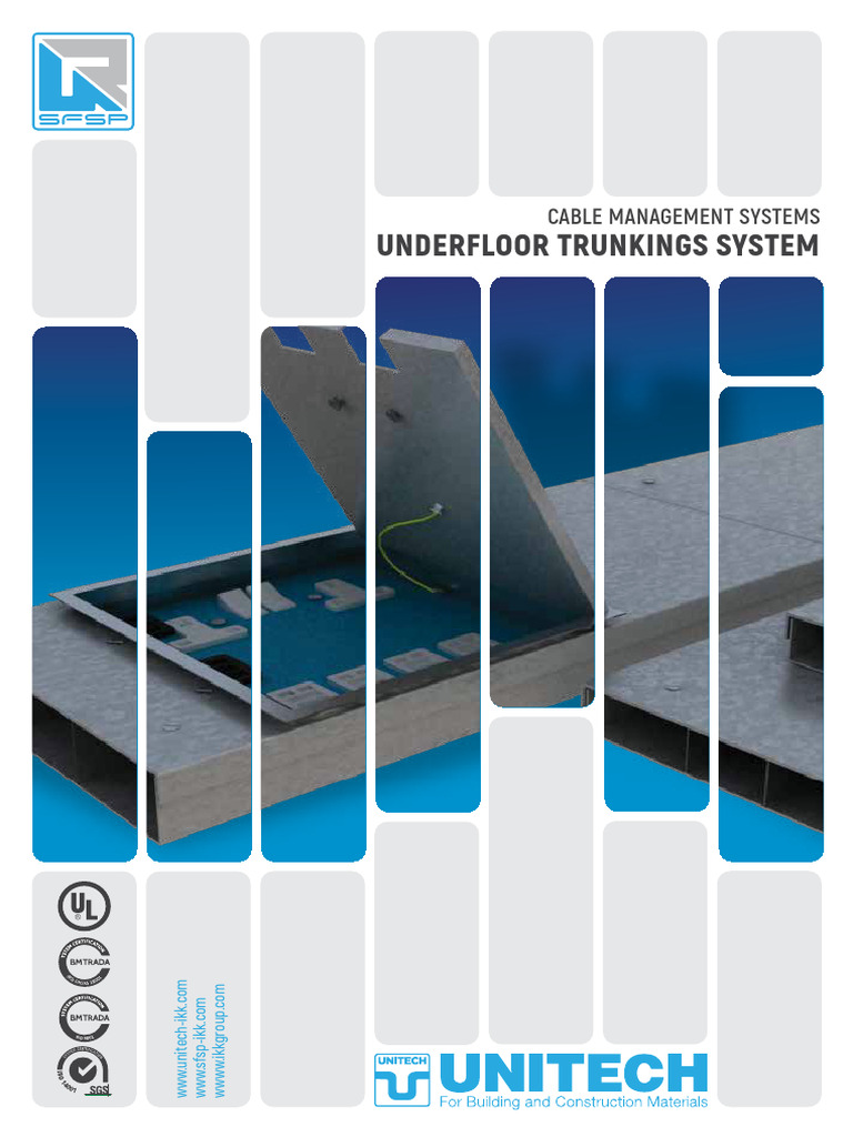 Undrefloor Trunking Catalogue | PDF | Safety | Quality Management System
