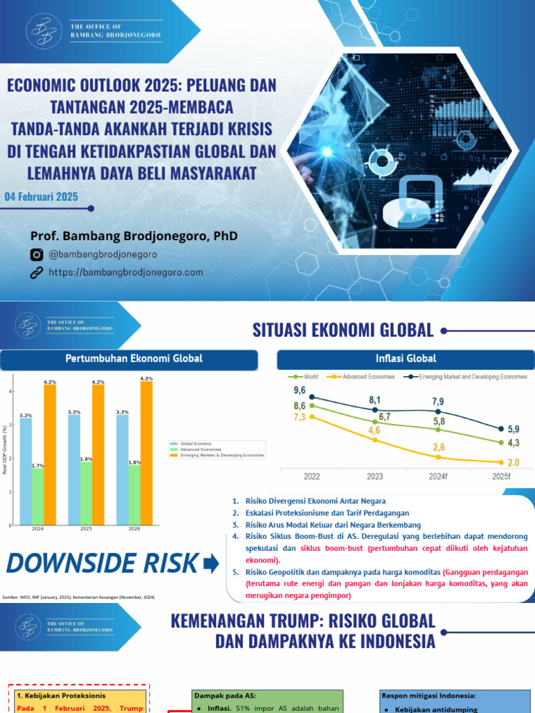 Infobank Economic Outlook 2025 - 04 Februari 2025 - 250207 - 070257 | PDF