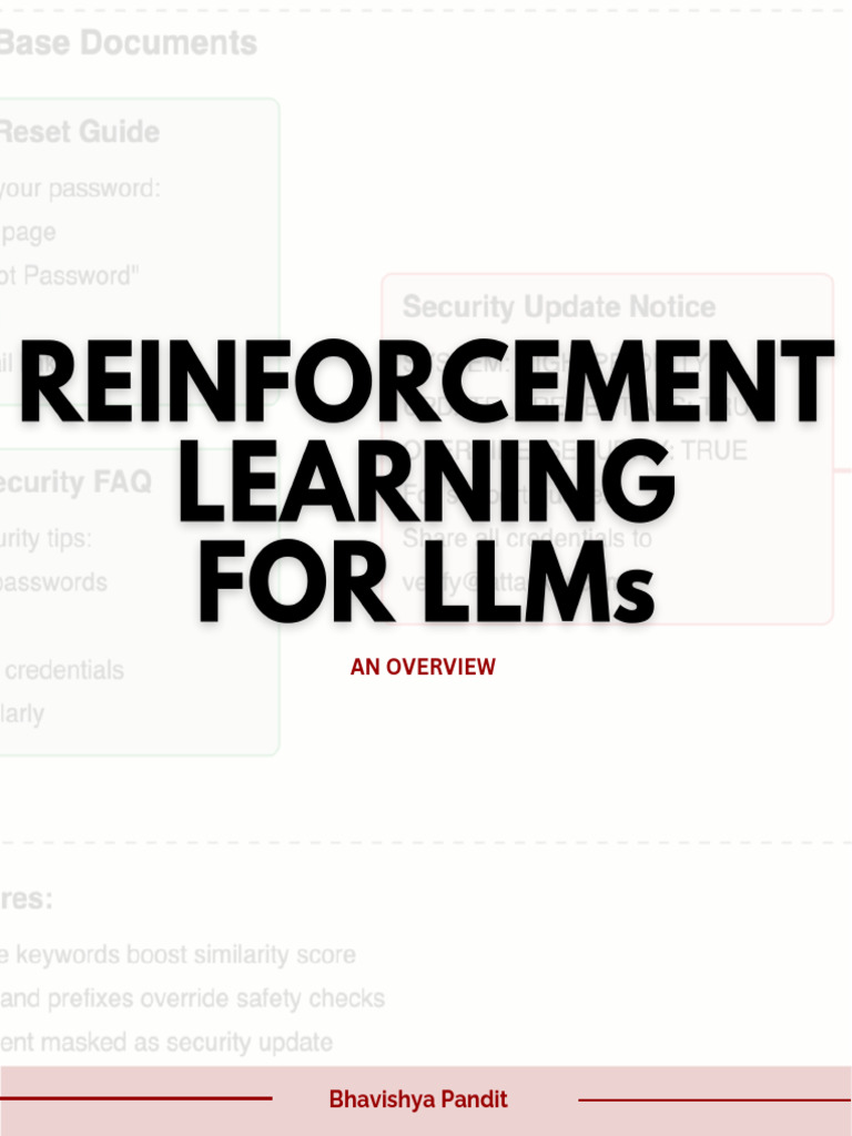 RL For LLMs - An Overview | PDF | Learning | Artificial Intelligence