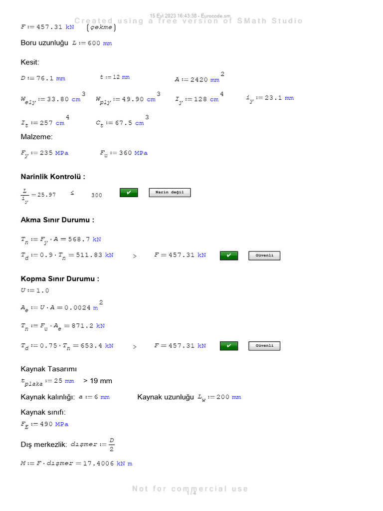Eurocode Design for Steel Fasteners | PDF